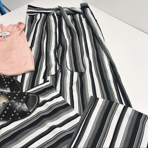 Cynthia Rowley striped palazzo pants